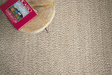 Exquisite Rugs Woven Earth Flatweave New Zealand Wool in 3425 Beige 6' x 9' Area Rug