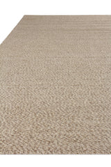 Exquisite Rugs Woven Earth Flatweave New Zealand Wool in 3428 Beige 6' x 9' Area Rug