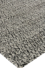 Exquisite Rugs Woven Earth Flatweave New Zealand Wool in 3430 Charcoal 8' x 10' Area Rug
