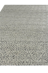 Exquisite Rugs Woven Earth Flatweave New Zealand Wool in 3432 Silver 10' x 14' Area Rug