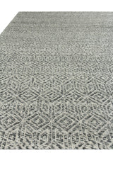 Exquisite Rugs Woven Earth Flatweave New Zealand Wool in 3433 Charcoal 10' x 14' Area Rug
