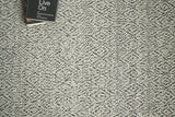 Exquisite Rugs Woven Earth Flatweave New Zealand Wool in 3433 Charcoal 6' x 9' Area Rug