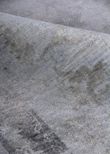 Exquisite Rugs Beverly Hand Knotted Wool/Bamboo Silk in 3448 Gray 6' x 9' Area Rug