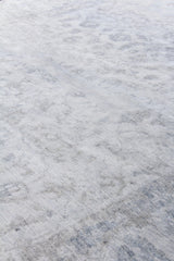Exquisite Rugs Beverly Hand Knotted Wool/Bamboo Silk in 3448 Gray 6' x 9' Area Rug