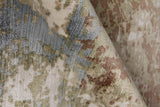 Exquisite Rugs Koda Hand Loomed Bamboo Silk in 3462 Brown/Ivory 8' x 10' Area Rug