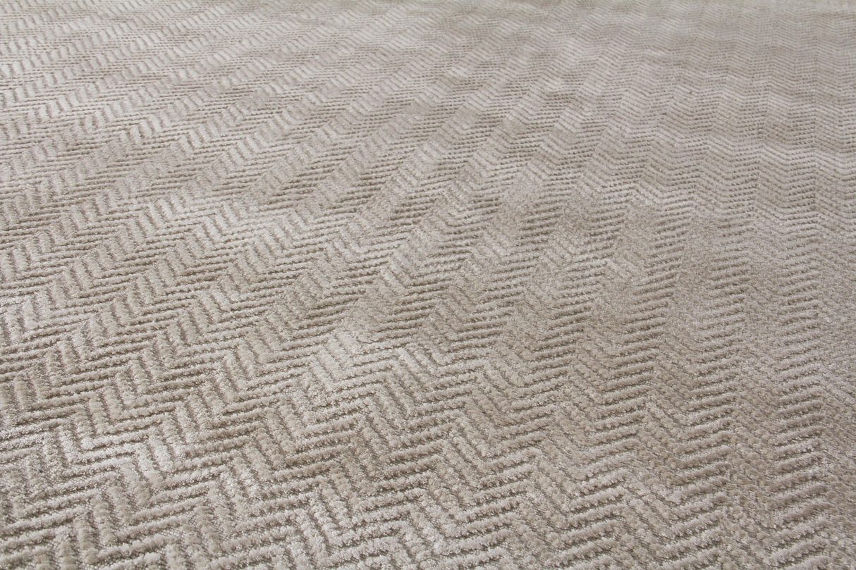 Exquisite Rugs Pavo Hand Loomed Tencel in 3465 Light Silver 12' x 15' Area Rug