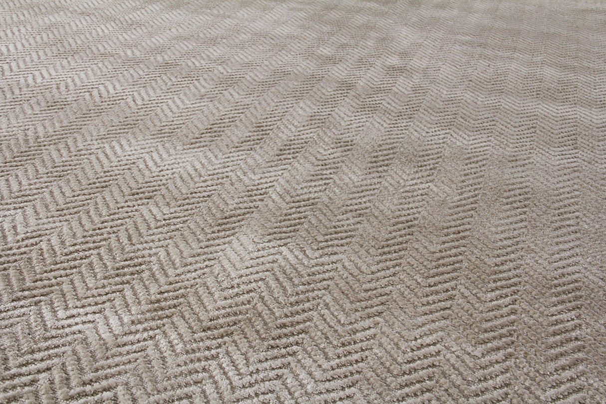 Exquisite Rugs Pavo Hand Loomed Tencel in 3465 Light Silver 14' x 18' Area Rug