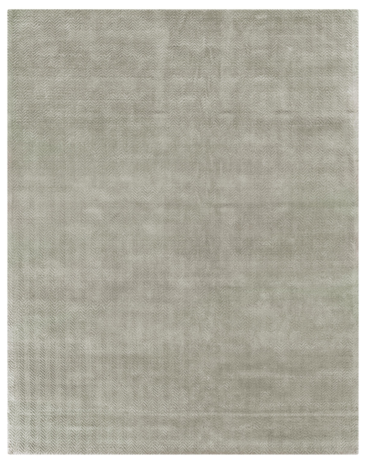 Exquisite Rugs Pavo Hand Loomed Tencel in 3465 Light Silver 8' x 10' Area Rug