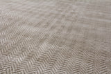 Exquisite Rugs Pavo Hand Loomed Tencel in 3465 Light Silver 8' x 10' Area Rug