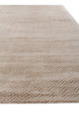 Exquisite Rugs Pavo Hand Loomed Tencel in 3469 Beige 6' x 9' Area Rug