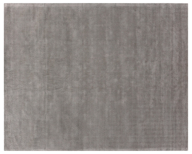 Exquisite Rugs Pavo Hand Loomed Tencel in 3470 Silver 12' x 15' Area Rug