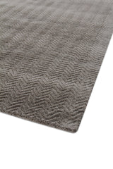 Exquisite Rugs Pavo Hand Loomed Tencel in 3470 Silver 14' x 18' Area Rug