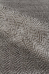 Exquisite Rugs Pavo Hand Loomed Tencel in 3470 Silver 9' x 12' Area Rug