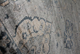 Exquisite Rugs Antique Weave Bamboo Hand Knotted Bamboo Silk in 3483 Blue/Gray 12' x 15' Area Rug
