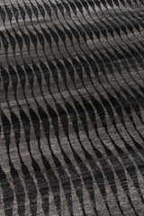 Exquisite Rugs Super Tibetan Hand Knotted Wool/Bamboo Silk in 3524 Gray/Charcoal 10' x 14' Area Rug