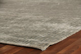 Exquisite Rugs Metro Velvet Hand Knotted Wool/Viscose in 3569 Light Blue 12' x 15' Area Rug
