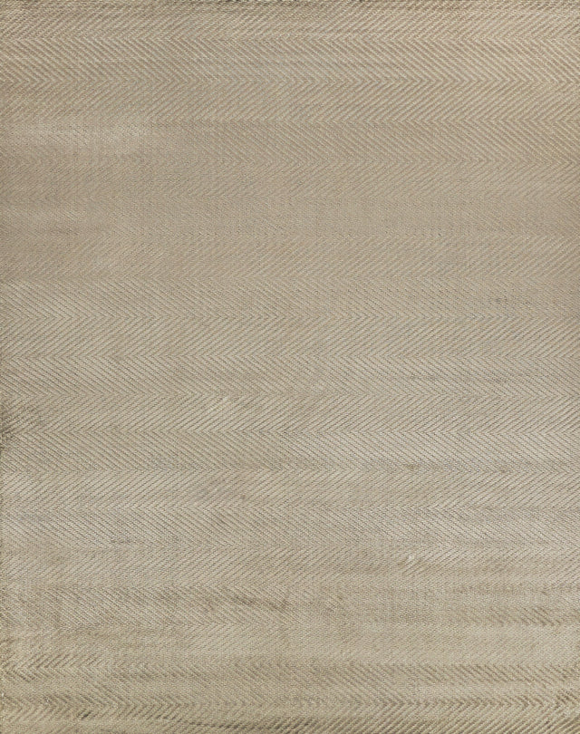 Exquisite Rugs Honeycomb Hand Loomed Viscose in 3594 Khaki 12' x 15' Area Rug