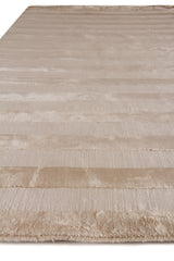 Exquisite Rugs Rugby Hand Loomed Viscose in 3608 Beige 10' x 14' Area Rug