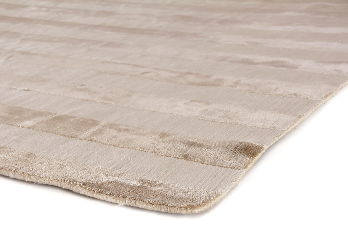 Exquisite Rugs Rugby Hand Loomed Viscose in 3608 Beige 12' x 15' Area Rug