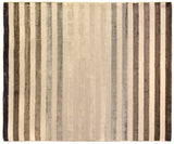 Exquisite Rugs Rugby Hand Loomed Viscose in 3609 Brown 10' x 14' Area Rug