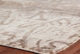 Exquisite Rugs Antique'd Silk Hand Knotted Bamboo Silk in 3631 Beige/Light Brown 8' x 10' Area Rug
