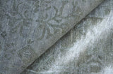 Exquisite Rugs Antique'd Silk Hand Knotted Bamboo Silk in 3632 Green/Aqua 8' x 10' Area Rug