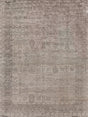 Exquisite Rugs Antique'd Silk Hand Knotted Bamboo Silk in 3707 Taupe 6' x 9' Area Rug