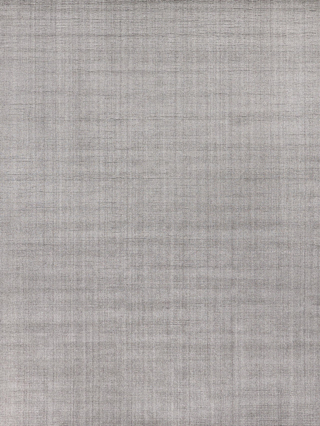 Exquisite Rugs Robin Hand-loomed Bamboo Silk/Wool 3779 Pewter 2' x 3' Area Rug