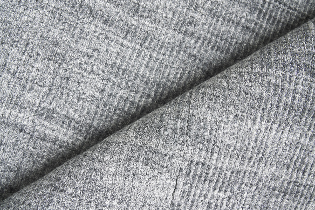 Exquisite Rugs Robin Hand-loomed Bamboo Silk/Wool 3780 Charcoal 2' x 3' Area Rug