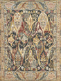Exquisite Rugs Jurassic Hand Knotted New Zealand Wool in 3800 Charcoal/Beige 9' x 12' Area Rug