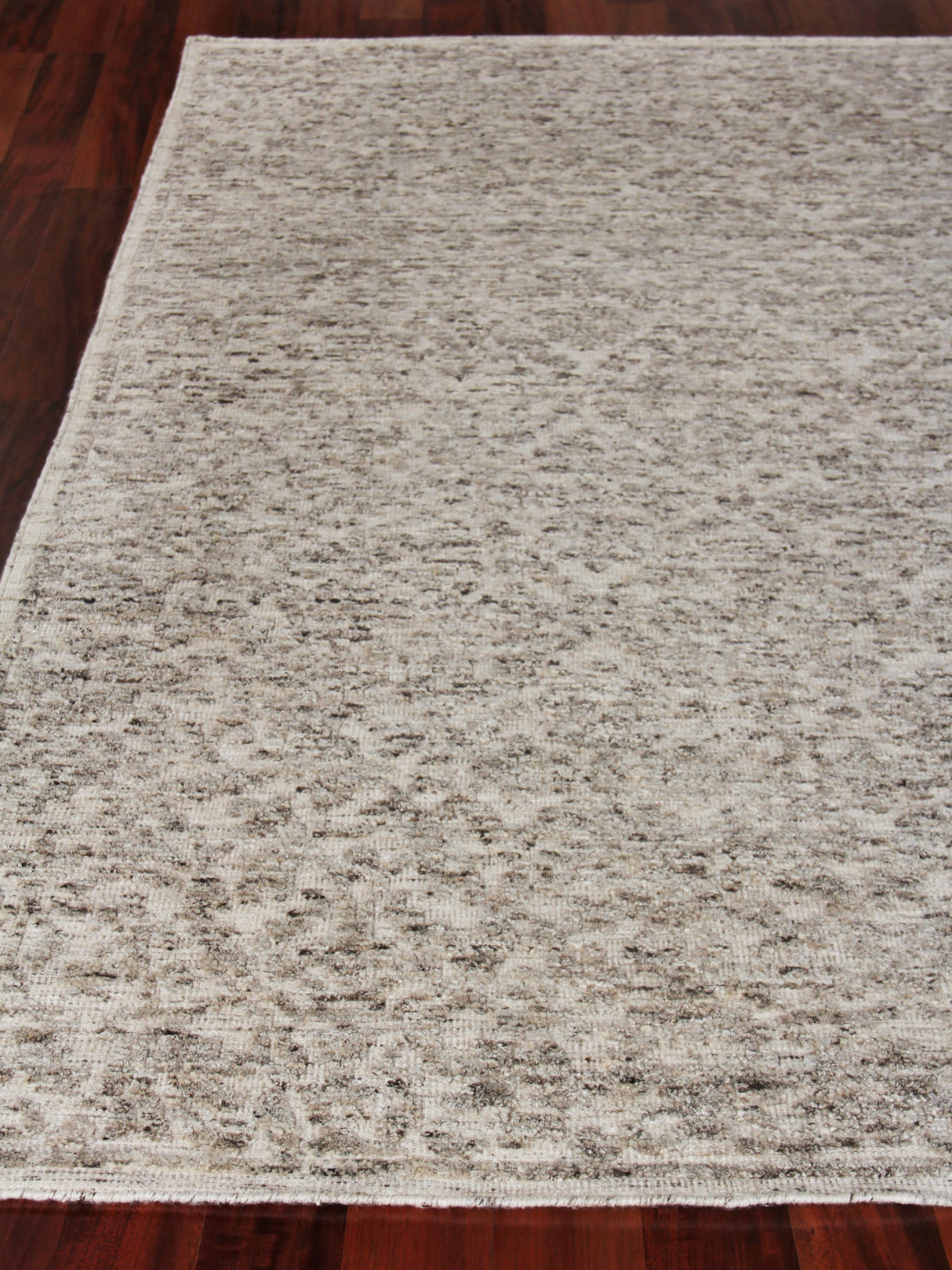 Exquisite Rugs Sloan Hand Knotted New Zealand Wool in 3808 Ivory/Gray 8' x 10' Area Rug