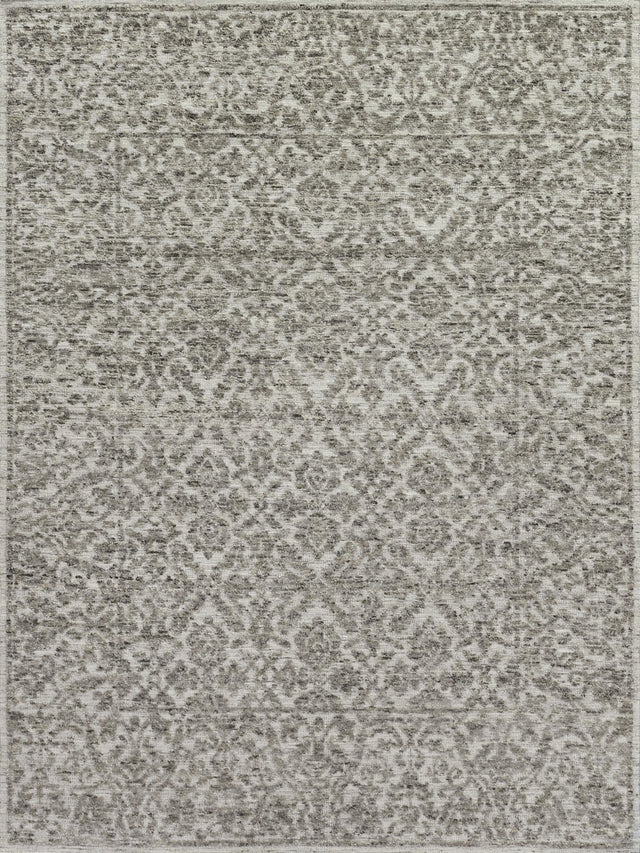 Exquisite Rugs Sloan Hand Knotted New Zealand Wool in 3808 Ivory/Gray 9' x 12' Area Rug