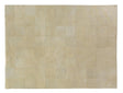 Exquisite Rugs Distressed Suede Handmade Leather Suede in 3823 Soft Gold 8' x 11' Area Rug