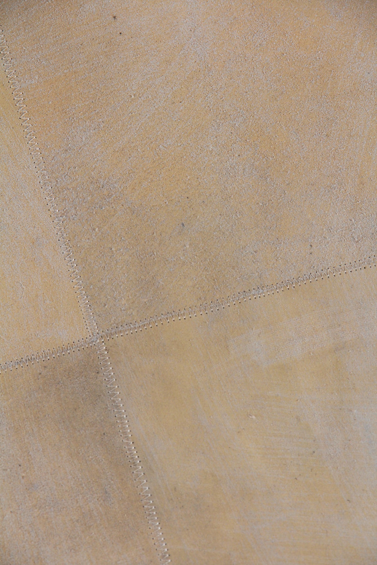 Exquisite Rugs Distressed Suede Handmade Leather Suede in 3823 Soft Gold 8' x 11' Area Rug