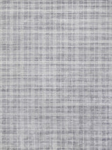 Exquisite Rugs Fairbanks Hand Loomed Bamboo Silk in 3833 Gray/White 10' x 14' Area Rug
