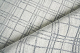 Exquisite Rugs Fairbanks Hand Loomed Bamboo Silk in 3835 White/Light Silver/Gray 9' x 12' Area Rug