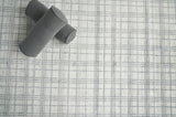 Exquisite Rugs Fairbanks Hand Loomed Bamboo Silk in 3835 White/Light Silver/Gray 9' x 12' Area Rug