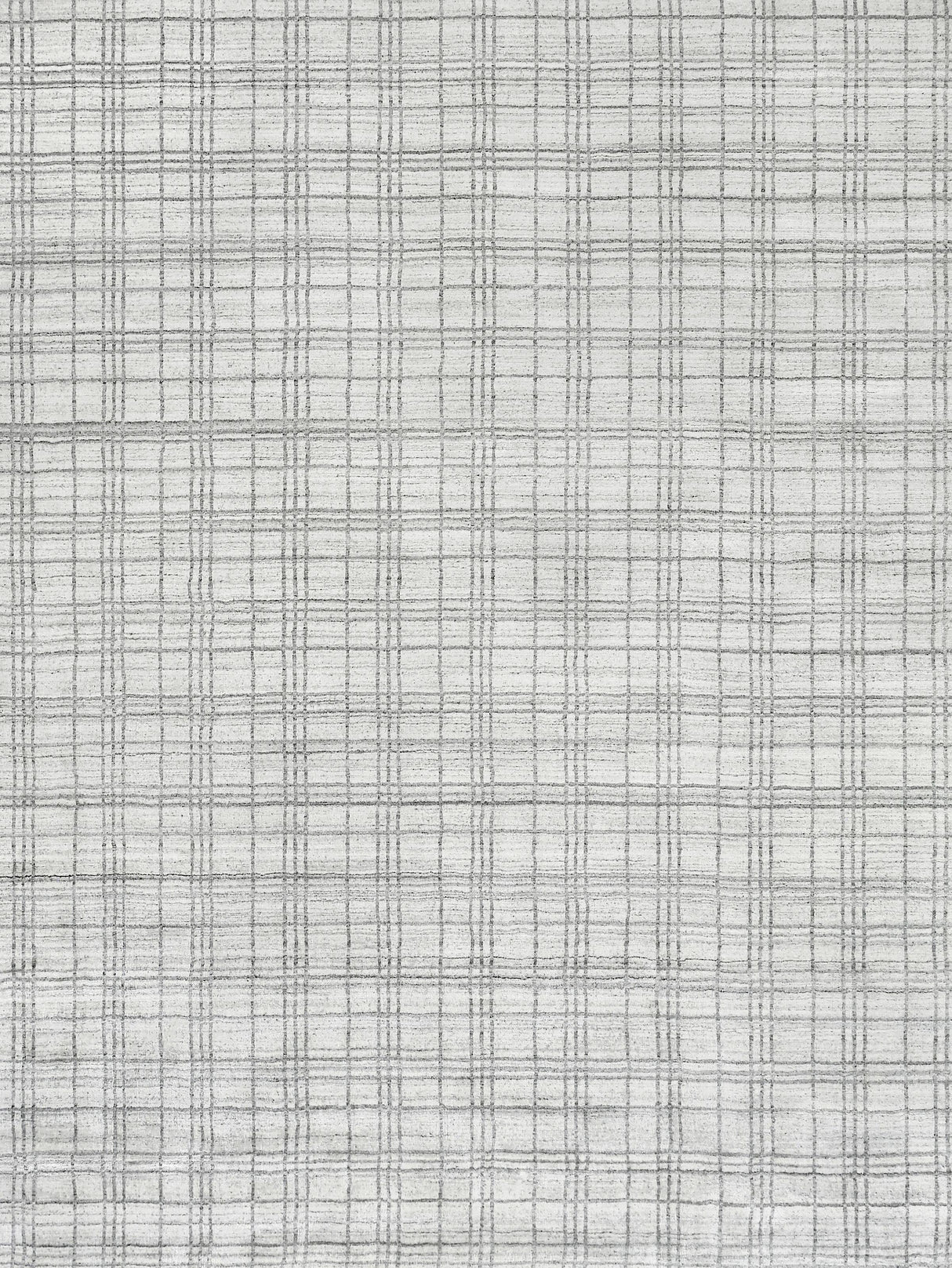 Exquisite Rugs Fairbanks Hand Loomed Bamboo Silk in 3838 White/Gray 14' x 18' Area Rug