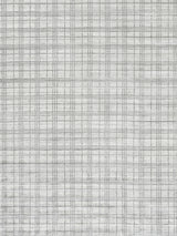 Exquisite Rugs Fairbanks Hand Loomed Bamboo Silk in 3838 White/Gray 14' x 18' Area Rug