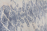 Exquisite Rugs Cassina Hand Loomed Bamboo Silk in 3869 Ivory/Blue 8' x 10' Area Rug