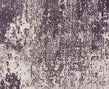 Exquisite Rugs Cassina Hand Loomed Bamboo Silk in 3931 Gray/Ivory 8' x 10' Area Rug