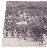 Exquisite Rugs Cassina Hand Loomed Bamboo Silk in 3931 Gray/Ivory 8' x 10' Area Rug