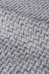 Exquisite Rugs Rialto Hand Woven Polyester/Cotton in 3958 Dark Gray 9' x 12' Area Rug