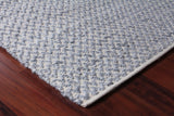 Exquisite Rugs Rialto Hand Woven Polyester/Cotton in 3958 Dark Gray 9' x 12' Area Rug