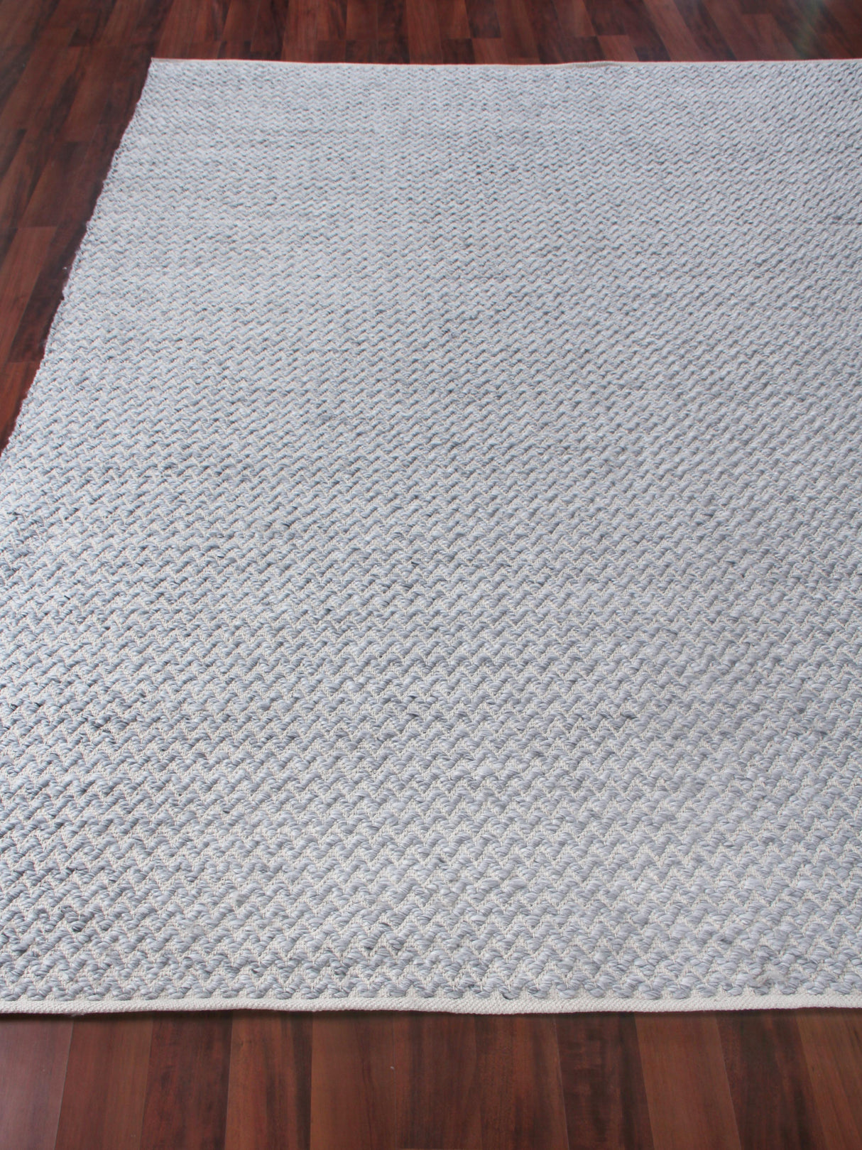 Exquisite Rugs Rialto Hand Woven Polyester/Cotton in 3958 Dark Gray 9' x 12' Area Rug