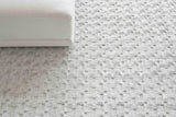Exquisite Rugs Monroe Silk Hand-loomed Bamboo Silk 3970 Ivory 2' x 3' Area Rug