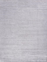 Exquisite Rugs Crush Hand Knotted Bamboo Silk in 3989 Silver 8' x 10' Area Rug