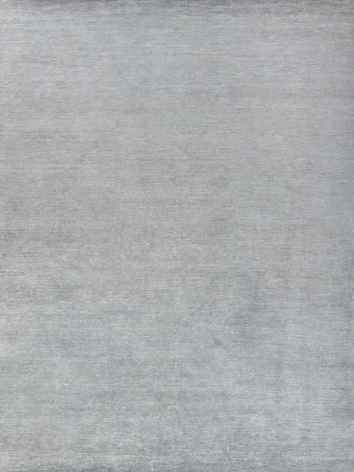 Exquisite Rugs Crush Hand Knotted Bamboo Silk in 4001 Light Silver 10' x 14' Area Rug