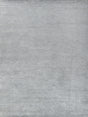 Exquisite Rugs Crush Hand Knotted Bamboo Silk in 4001 Light Silver 8' x 10' Area Rug