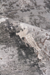 Exquisite Rugs Laureno Hand Knotted Bamboo Silk in 4024 Gray/Charcoal 9' x 12' Area Rug